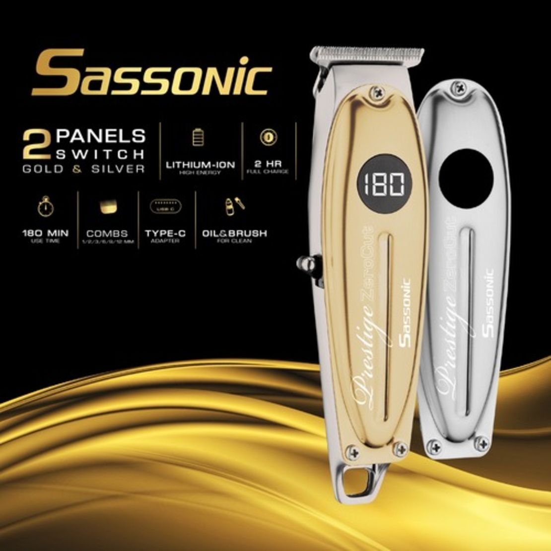 מכונת תספורת דגם-  Sassonic prestige ZeroCut ESE790