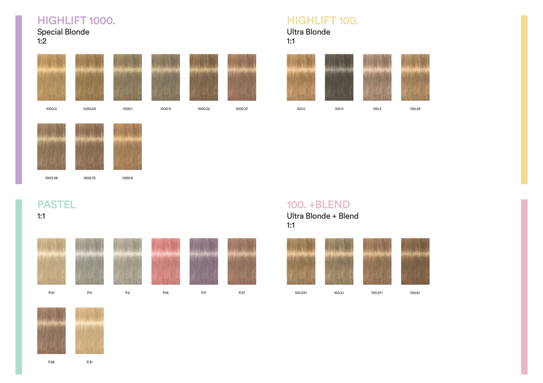 בלונד אקספרט צבע מבהיר אינדולה