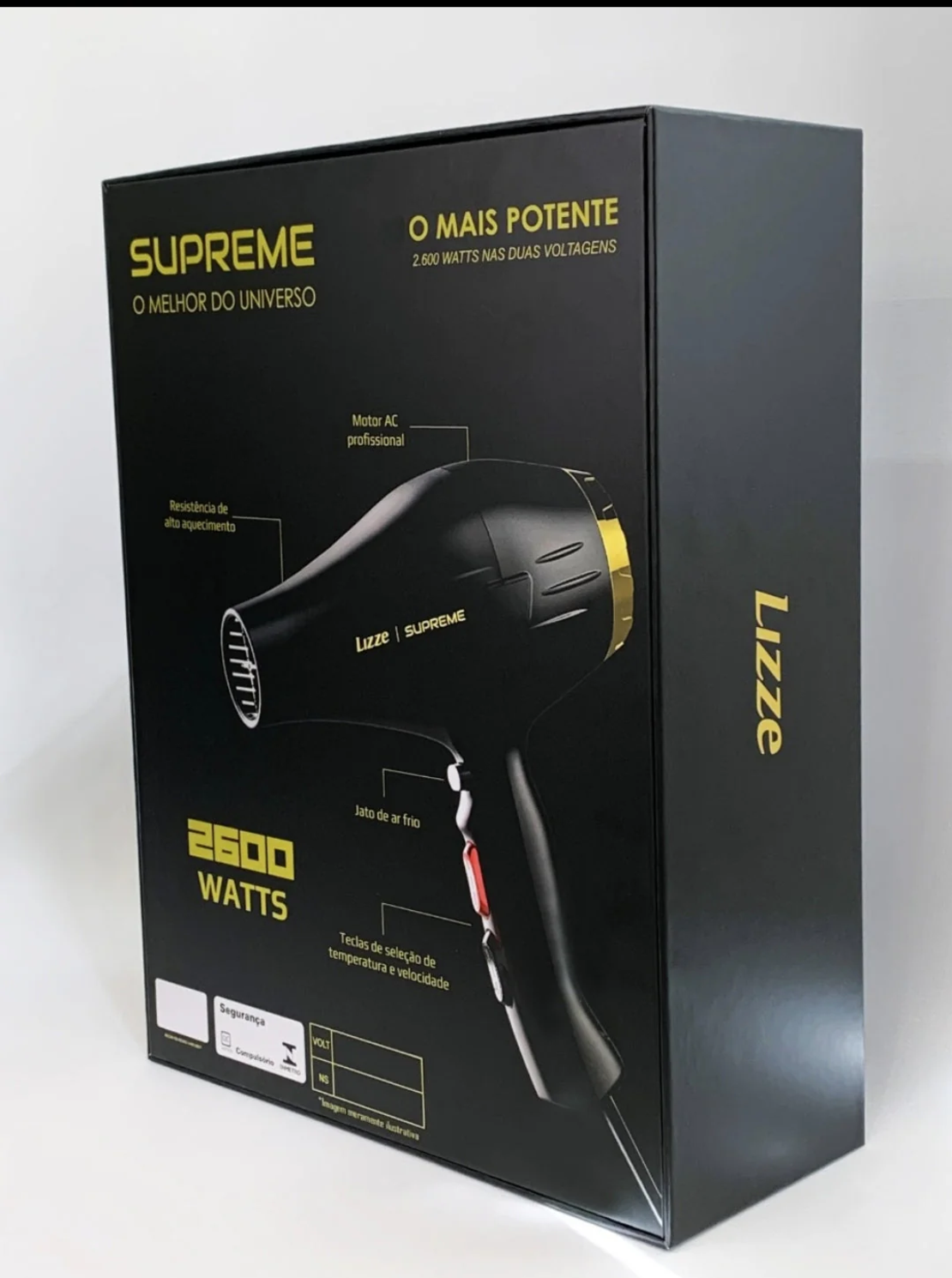 מייבש שיער ברזילאי מיקצועי ליז Lizze 2600W SUPREME