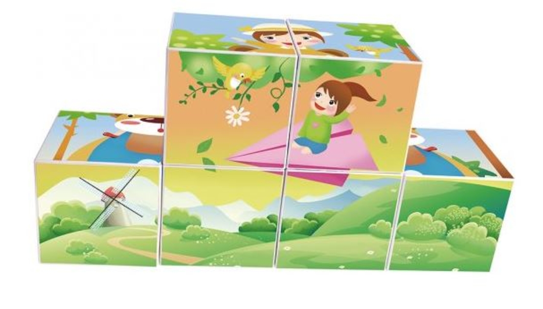 פאזל קוביות מגנט 6 חלקים