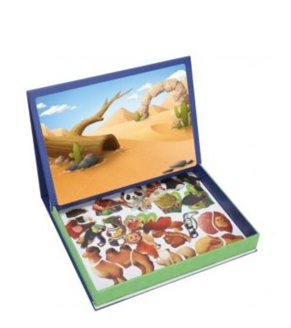 ספר פלא מגנטי+ לוח מחיק חיות בטבע