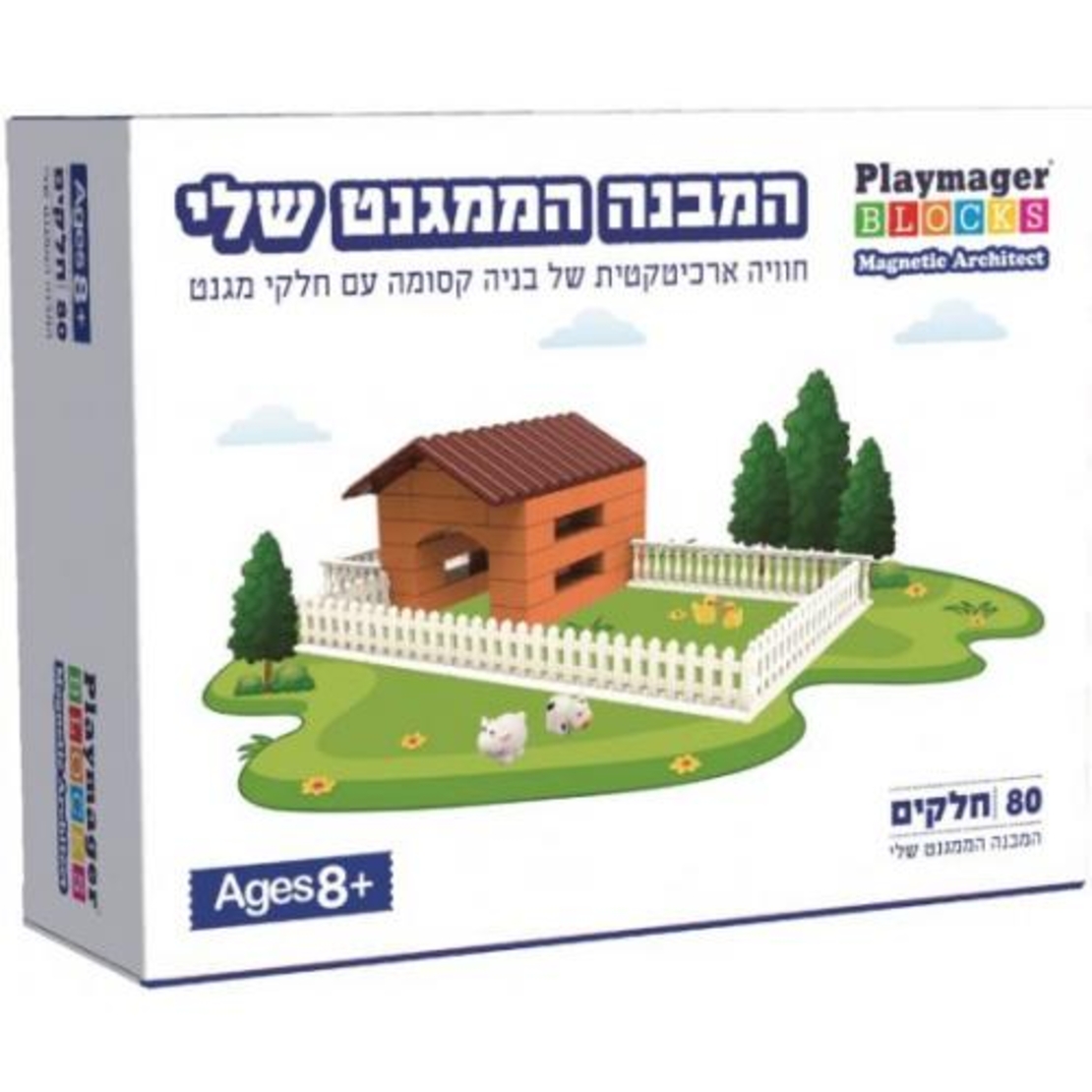 המבנה הממגנט שלי 80 חלקים