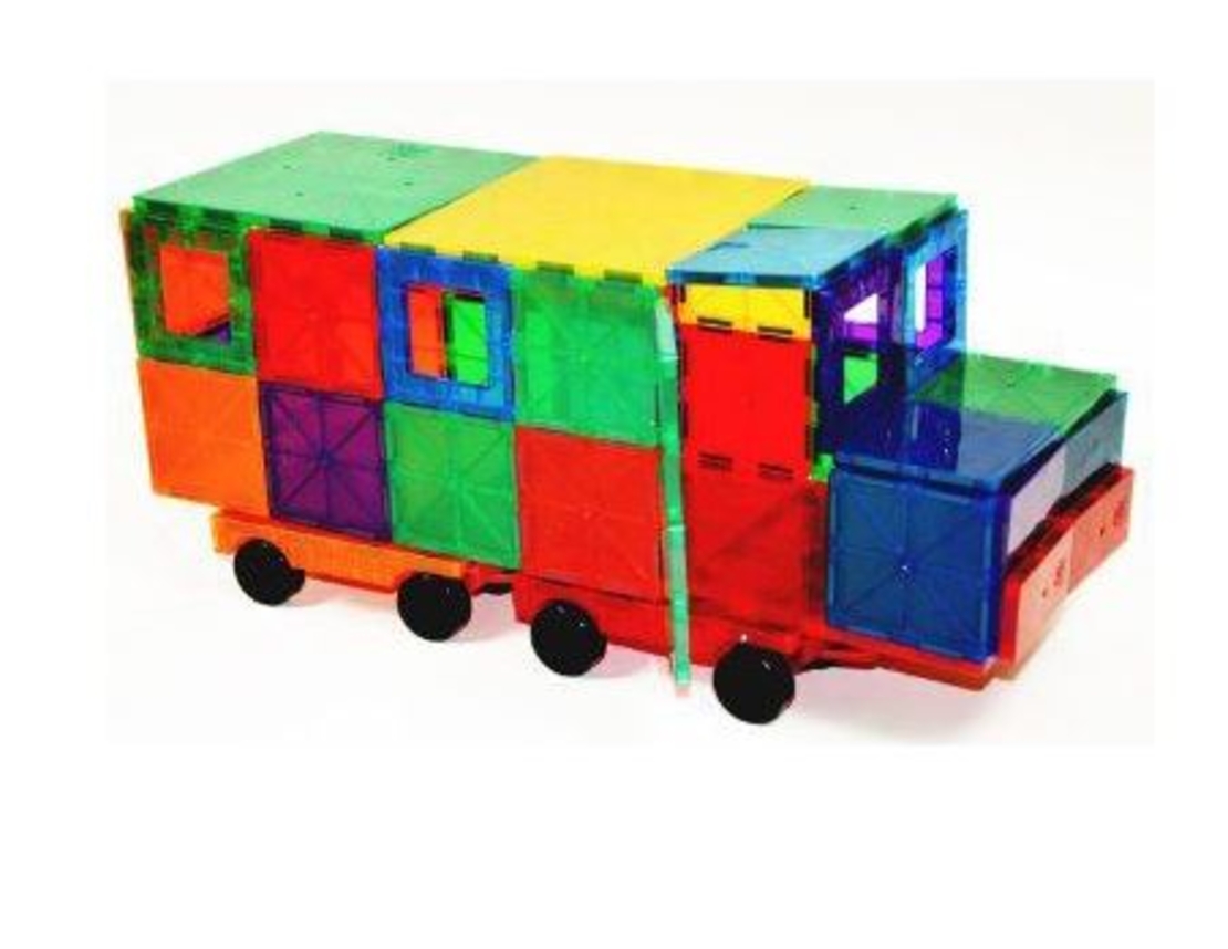 סופר סט 100 חלקים עם ריבועים גדולים דגם A