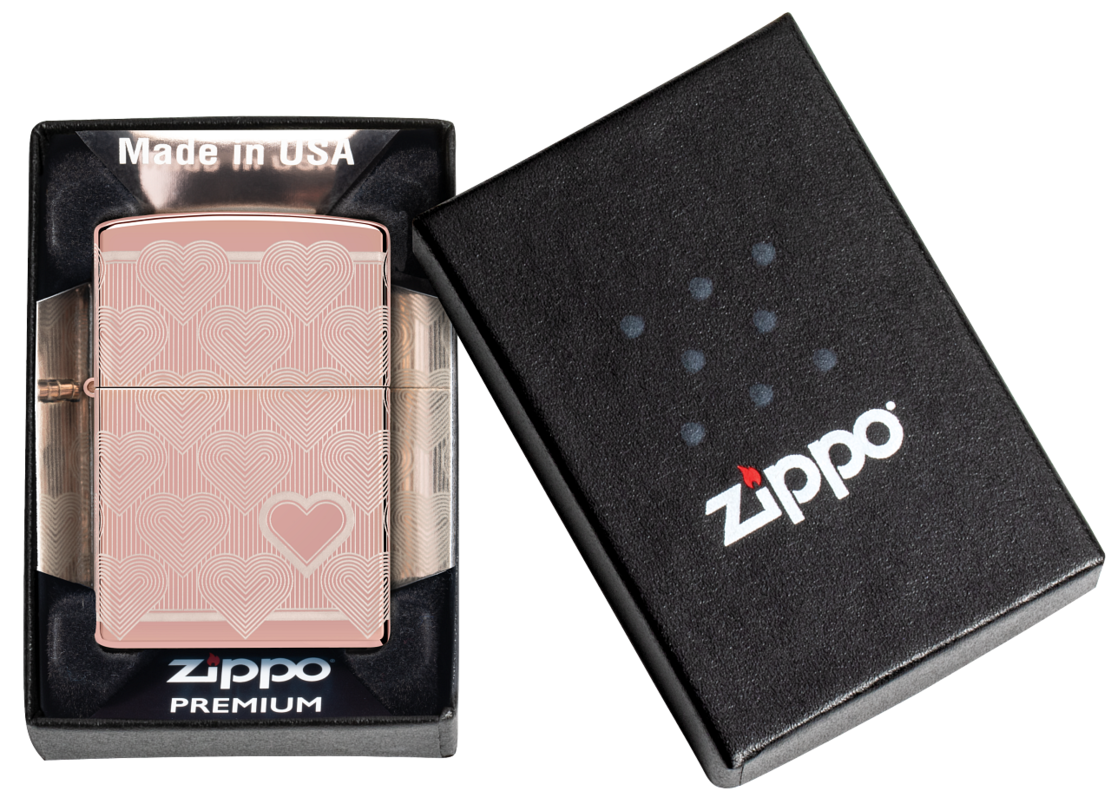 ZIPPO hearts