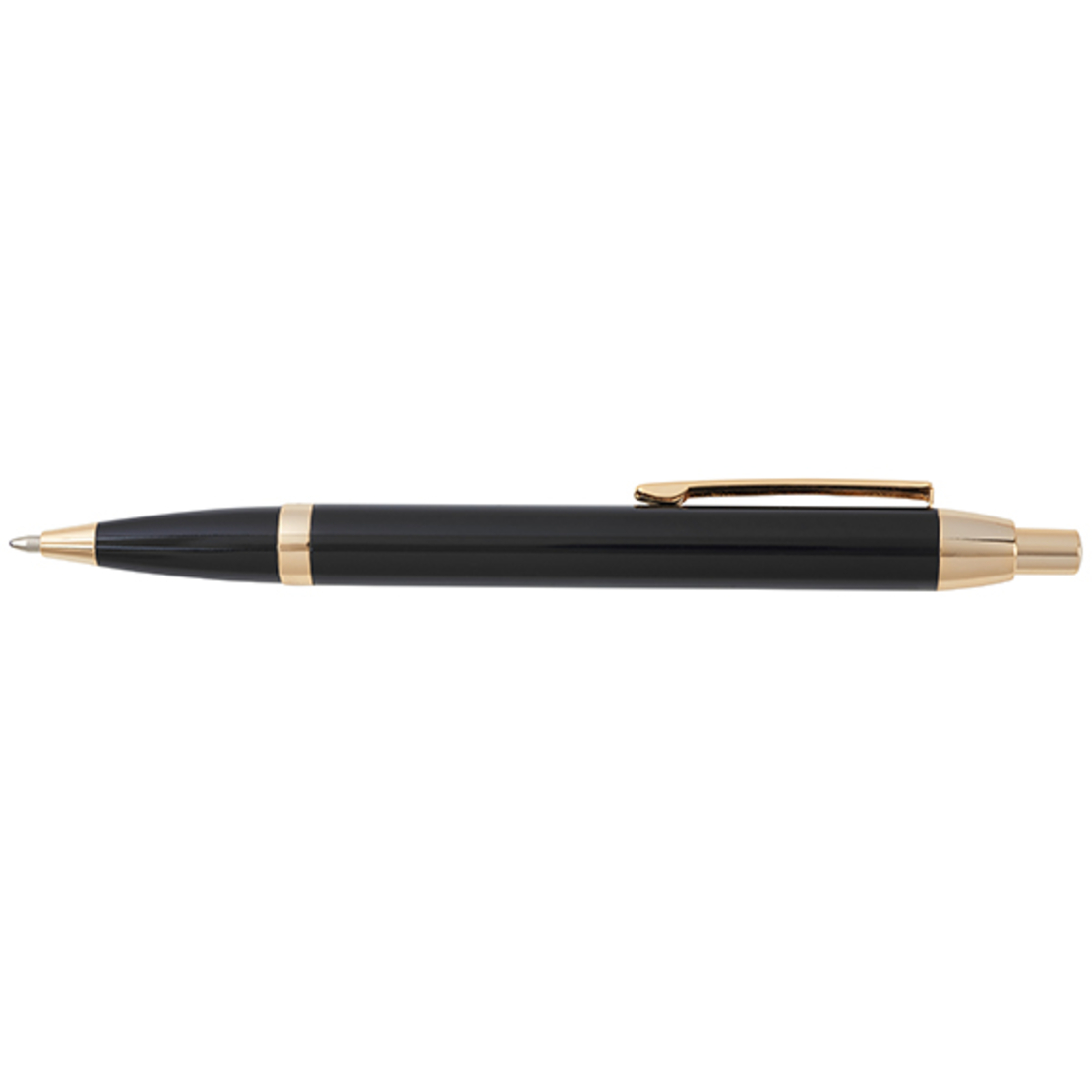 Nikko ballpoint pen black gold clip