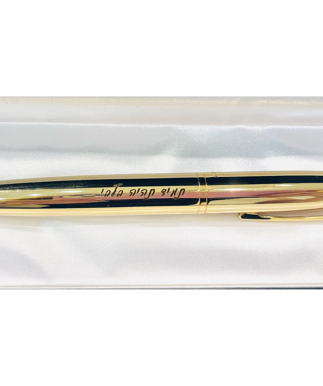 Peninsula ballpoint pen black 18k gold plated clip