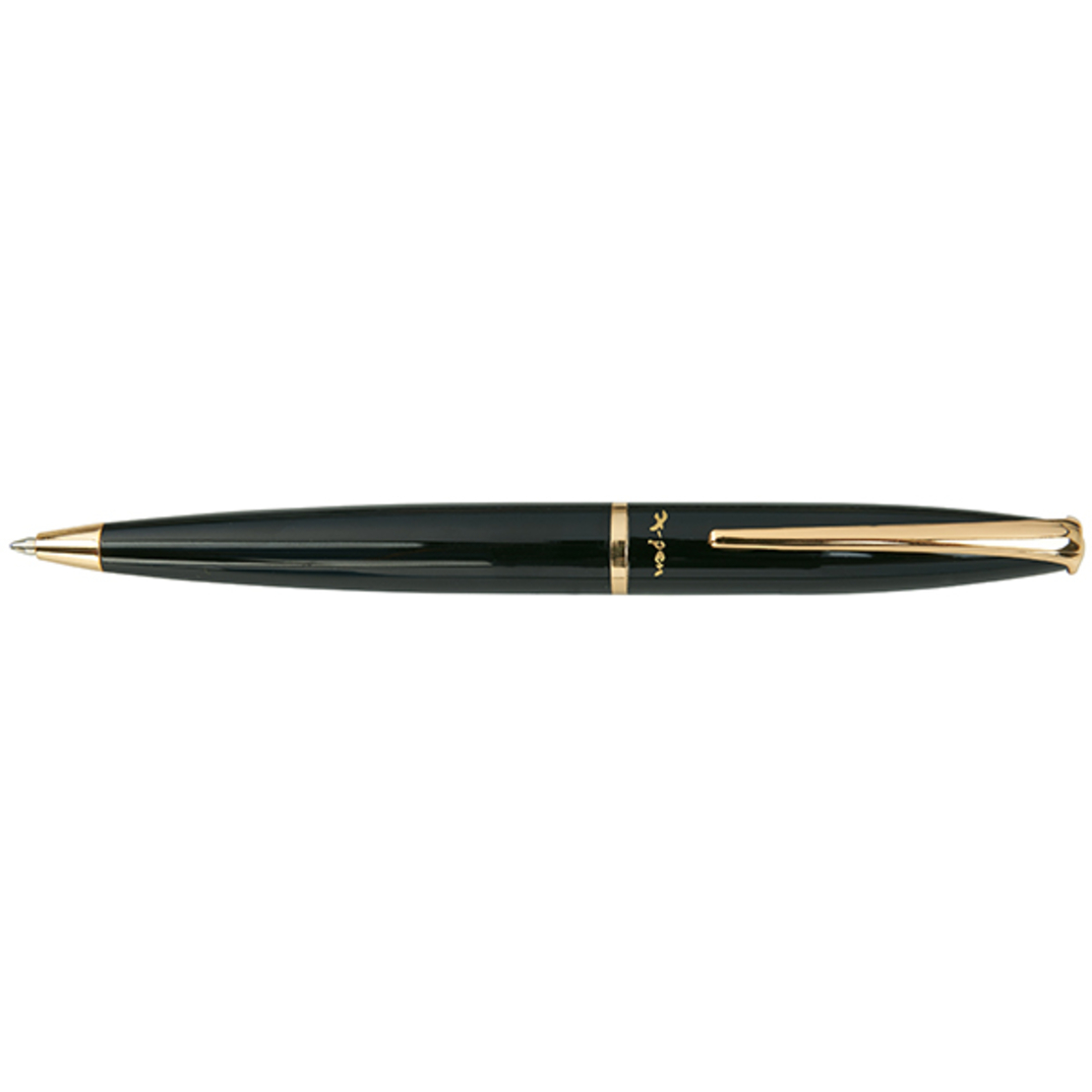 Peninsula ballpoint pen black 18k gold plated clip