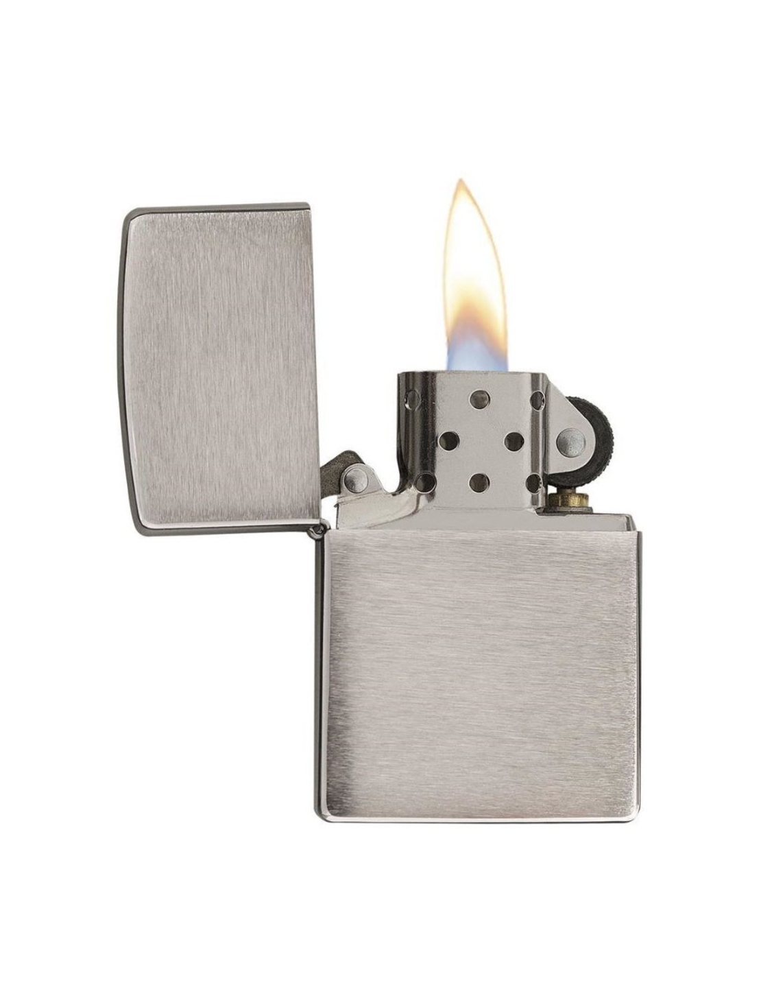 ZIPPO כסוף מחוספס