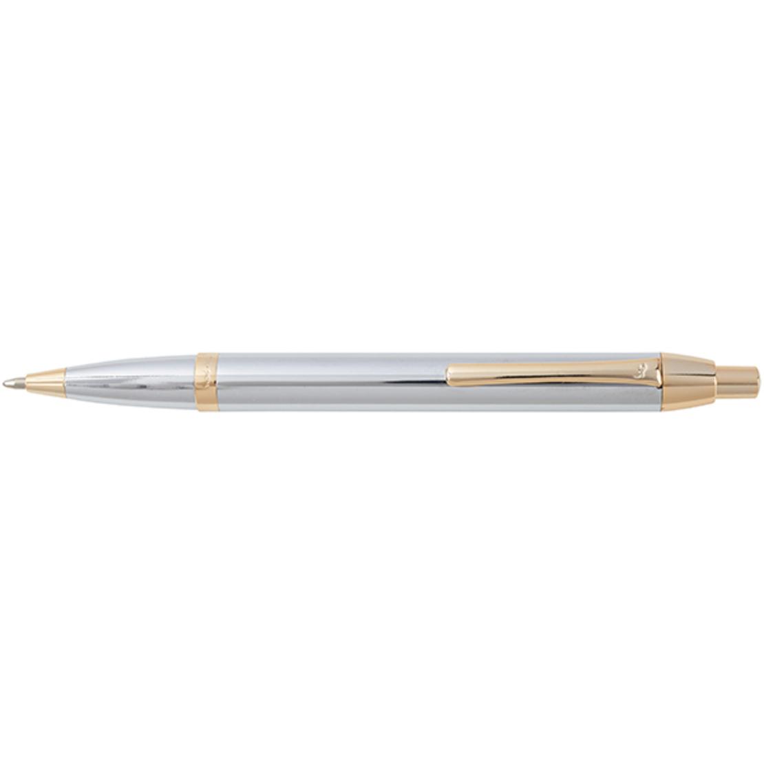 Nikko ballpoint pen Nikko chrome clips gold