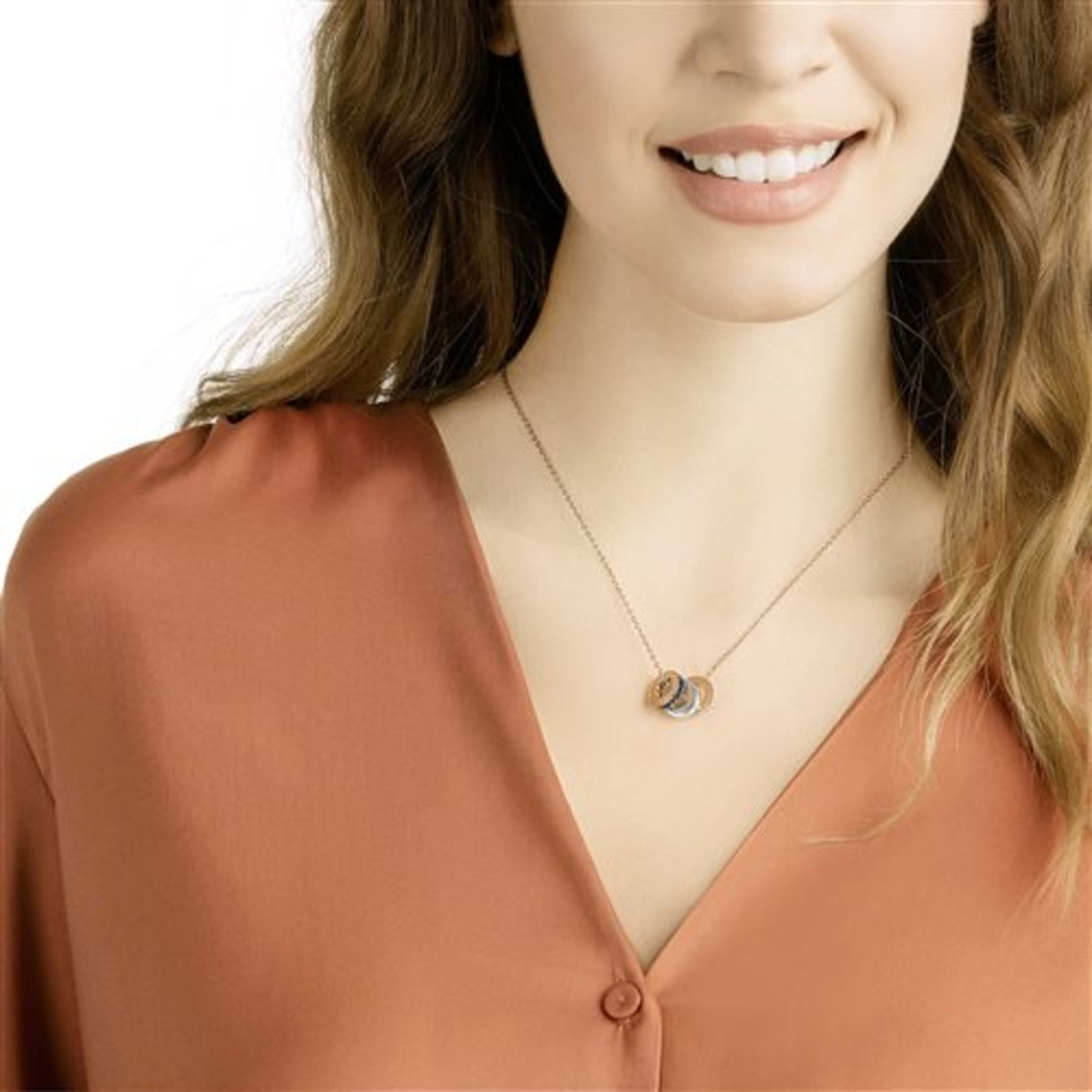 SWAROVSKI necklace HINT rose gold plated