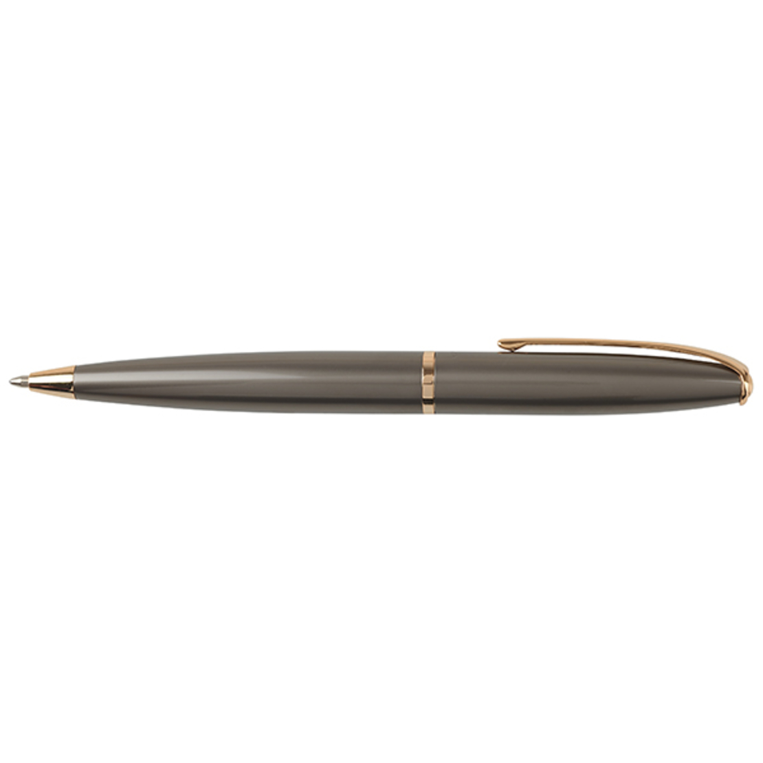 Peninsula ballpoint pen, titanium clip, 18k gold plating