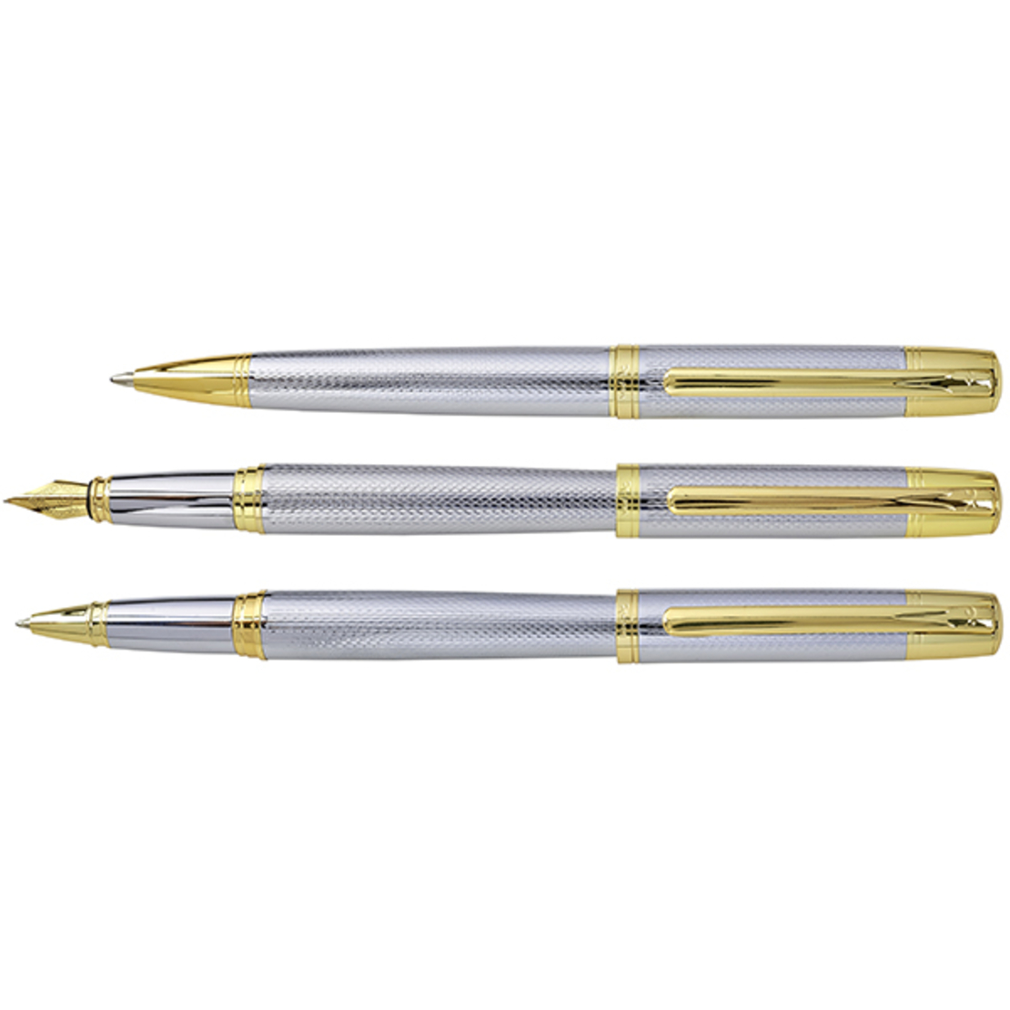 Simphony pen chrome gold clip