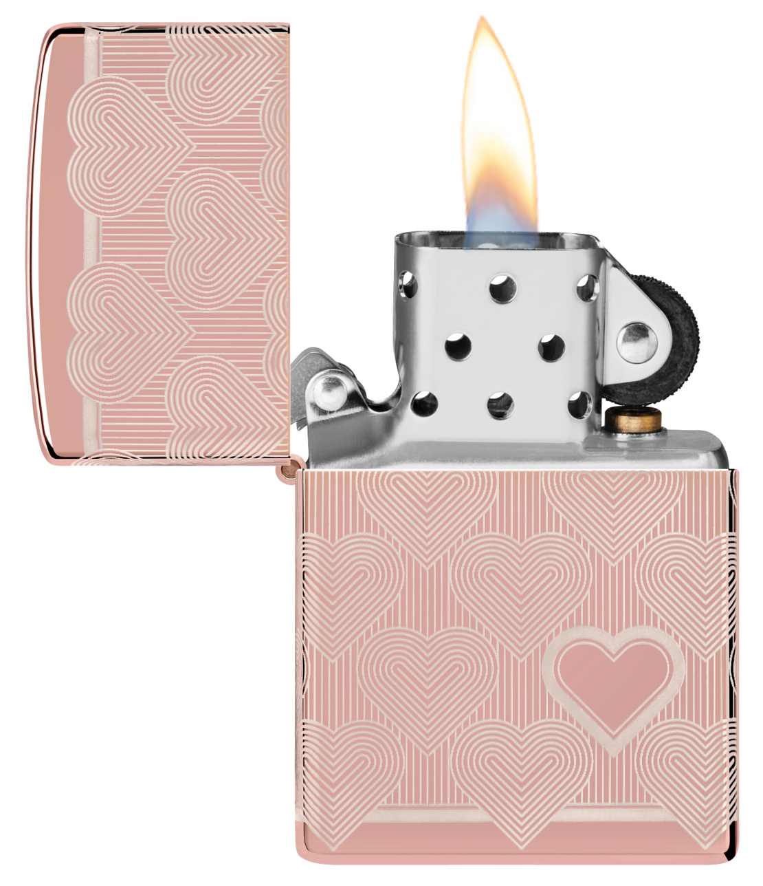 ZIPPO hearts