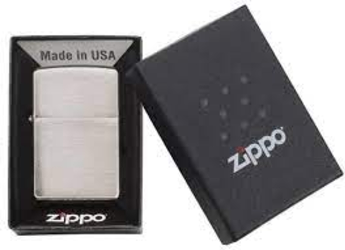 ZIPPO כסוף מחוספס