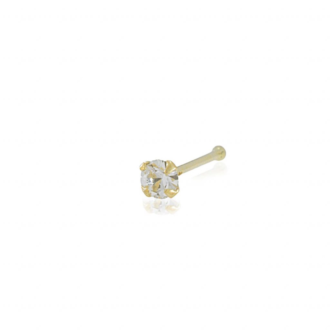 Straight nose ring 14K