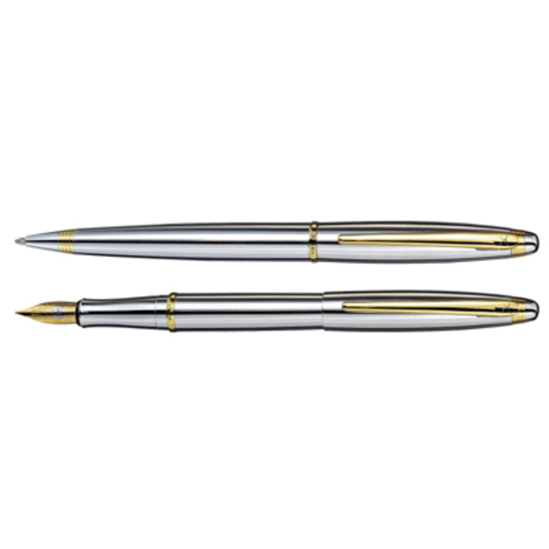 Atlantic pen chrome clip gold