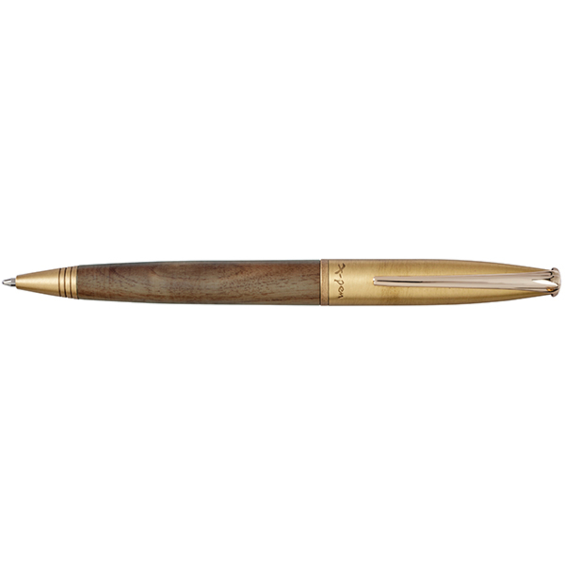 Timber Pen Wood Ballpoint Gold Clip