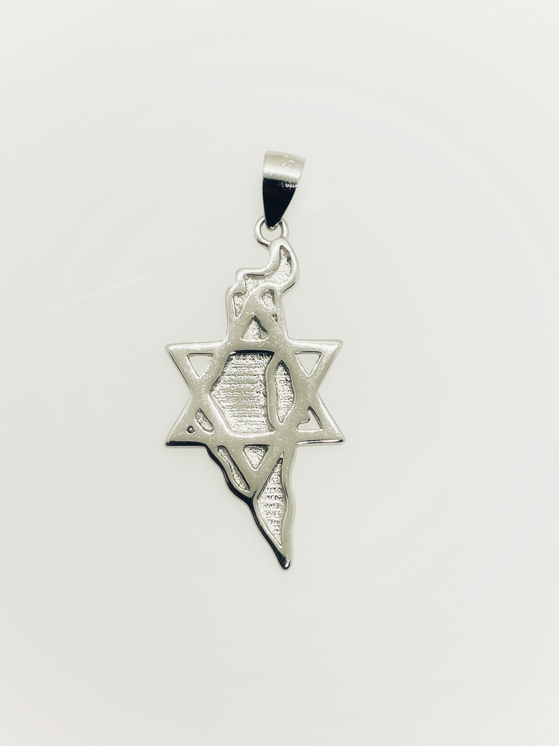 Star of David pendant combined with the Land of Israel