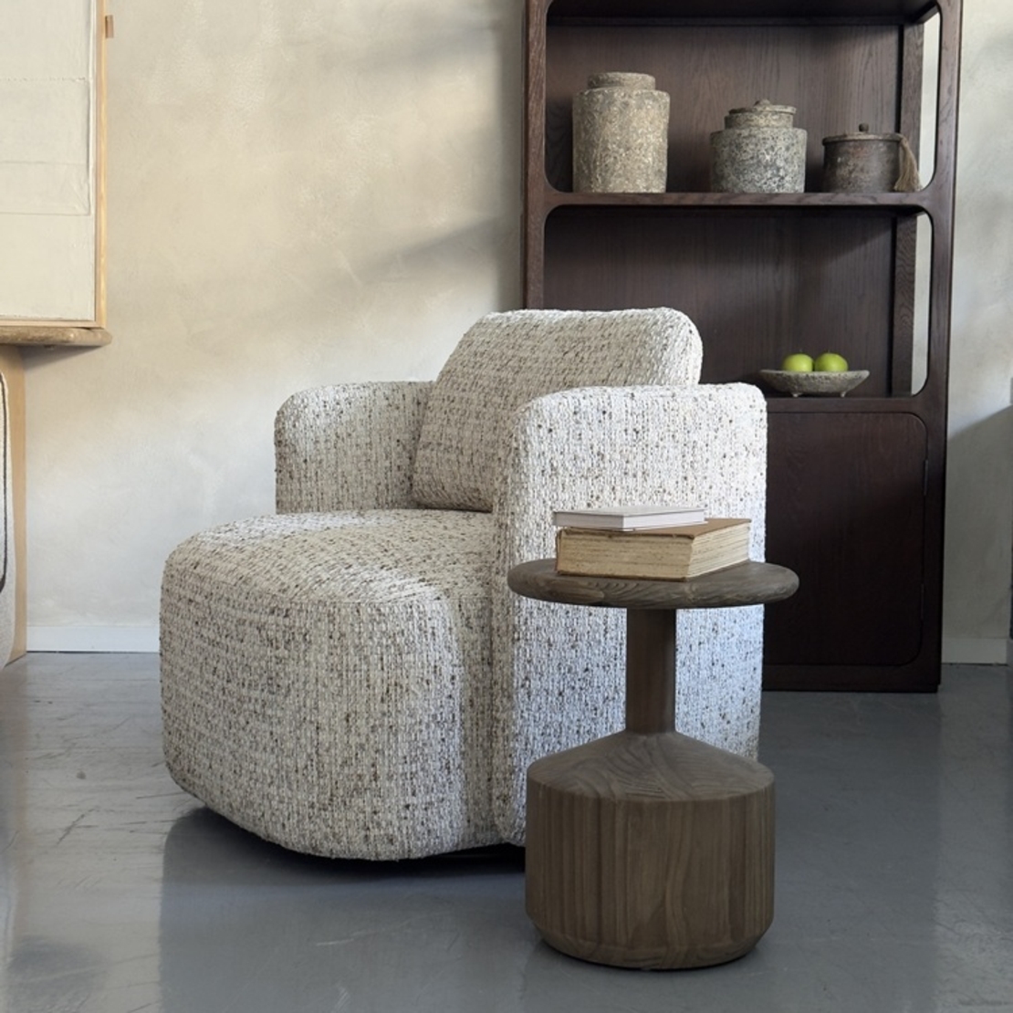 כורסא פנדנט מסתובב בד ארוג