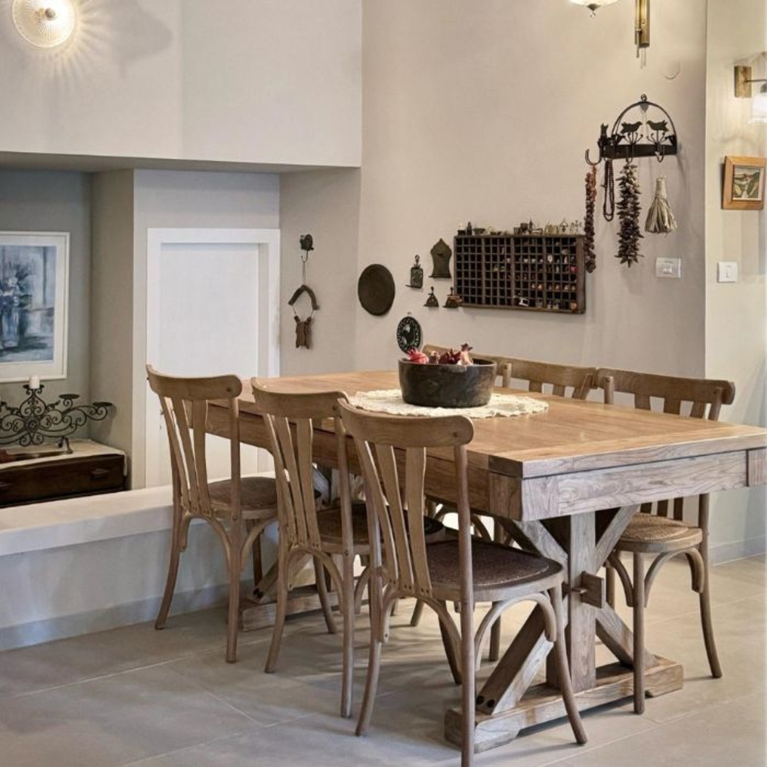 Malawi שולחן אוכל רגל איקס 180