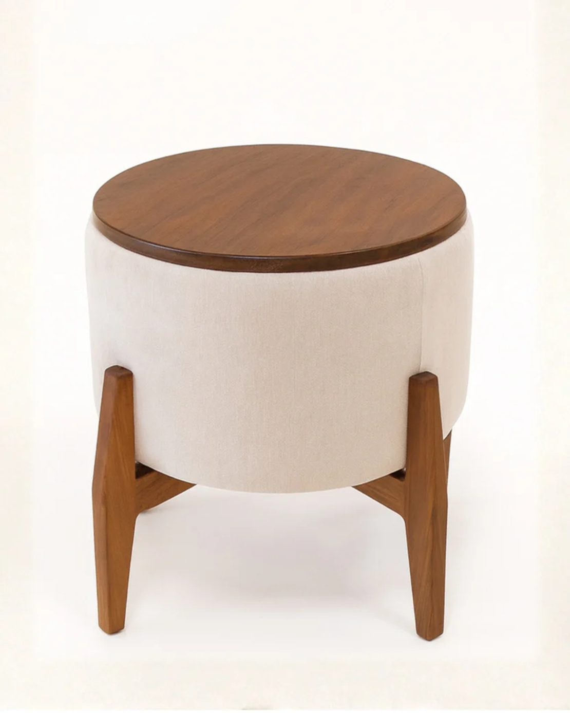 סטול / שולחן צד דגם קבאנה עץ בגוון אגוז