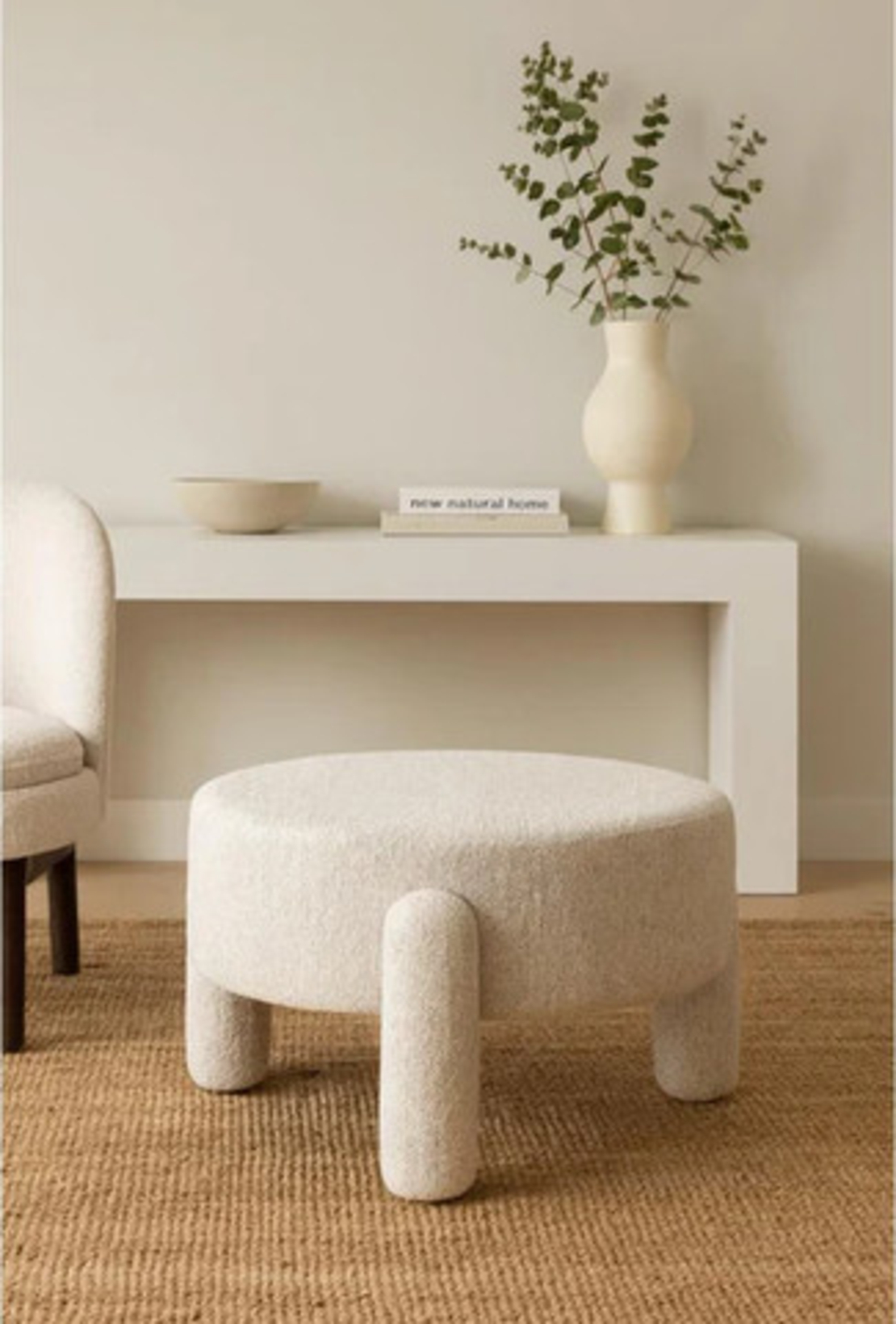 הדום עגול בעיצוב אורגני – בד בוקלה