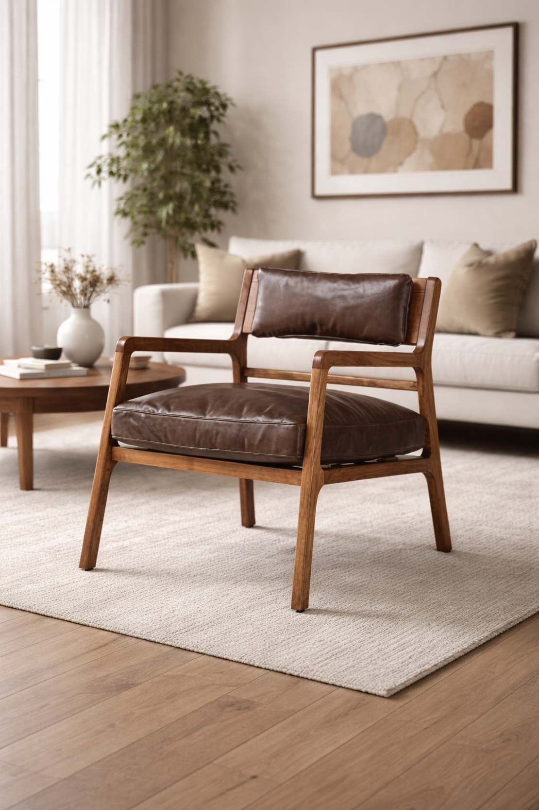 כורסאת עור דגם סידני