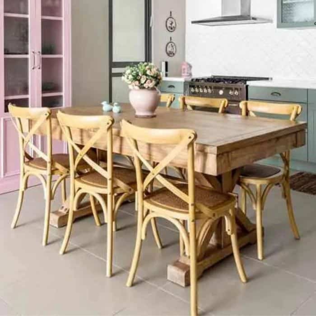 Malawi שולחן אוכל רגל איקס 180