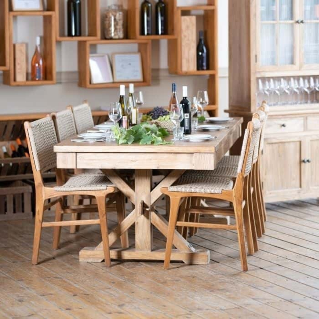 Malawi שולחן אוכל רגל איקס 160