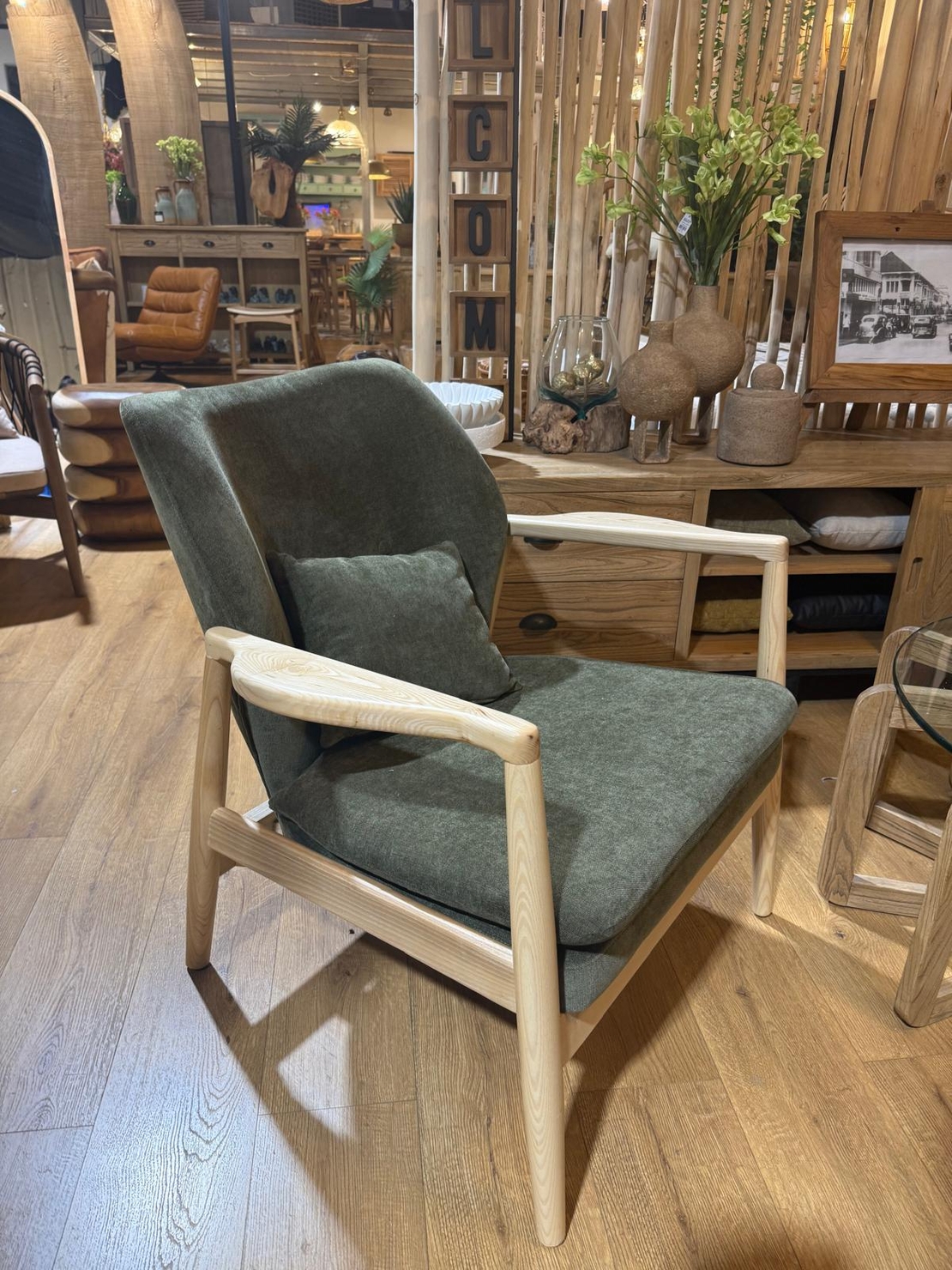 כורסא מרין ירוקה