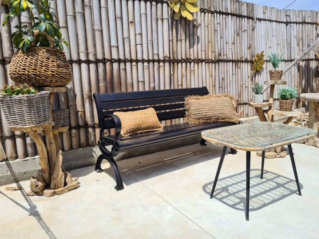 Hudson ספסל אלומיניום ברונזה 150 ס