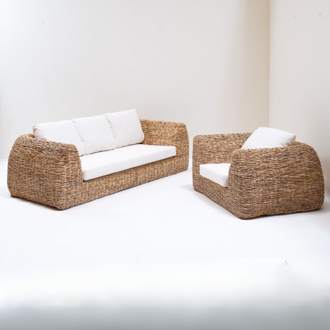 Tanja סט ישיבה מראטן טבעי