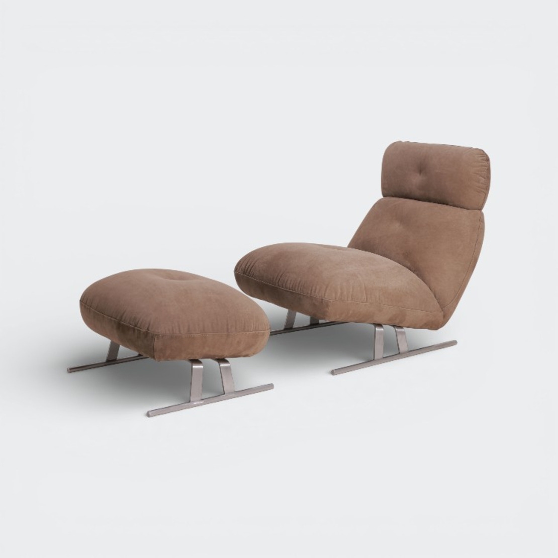 כורסא עור טייסון נובוק + הדום