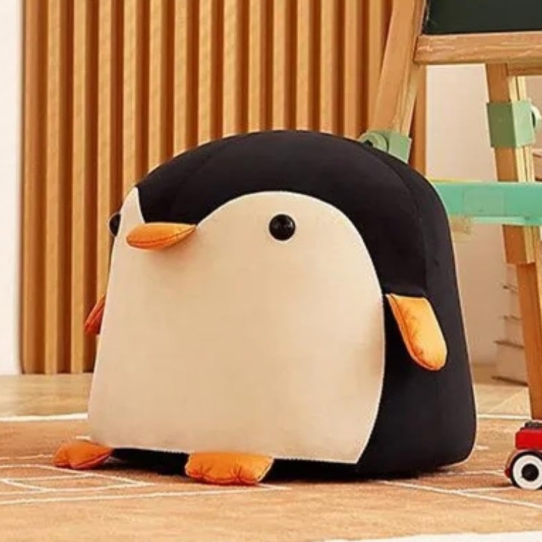פוף לילדים פינגווין-בצבע שחור