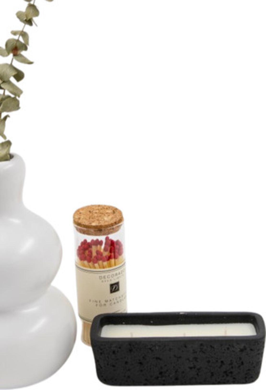 נר מרוקע VANILLA DUST שחור