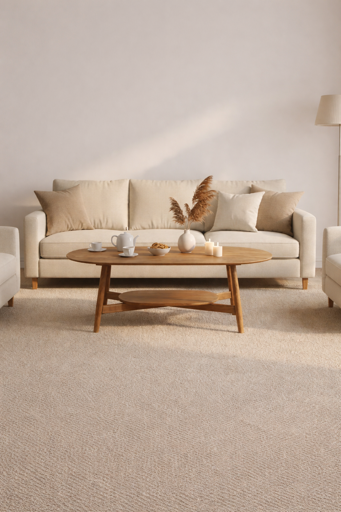 שולחן סלון מעוצב מעץ מנגו טבעי דגם 1701