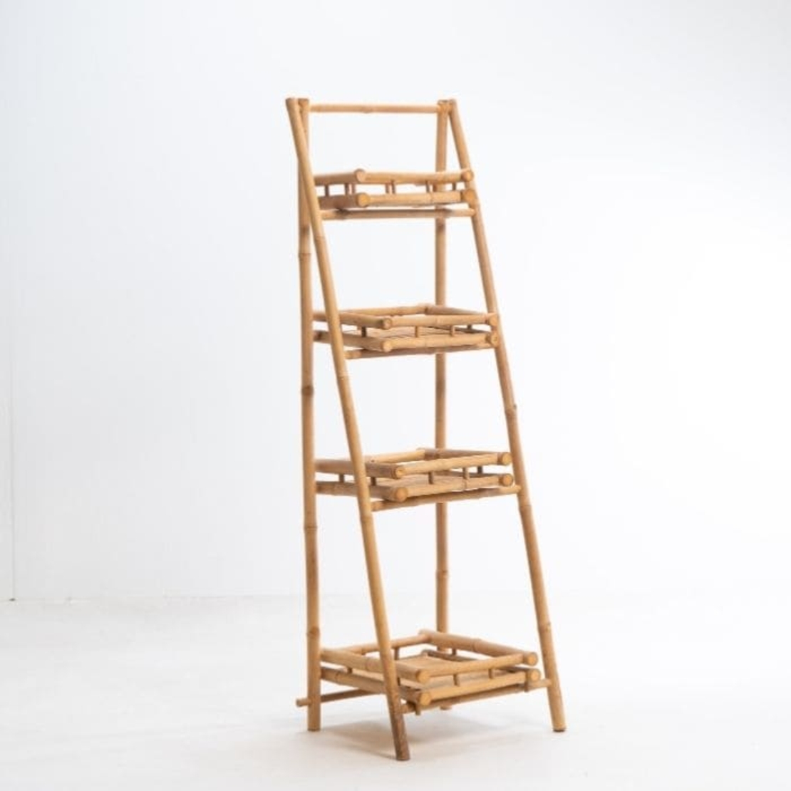 Kora סולם מדפים מבמבוק