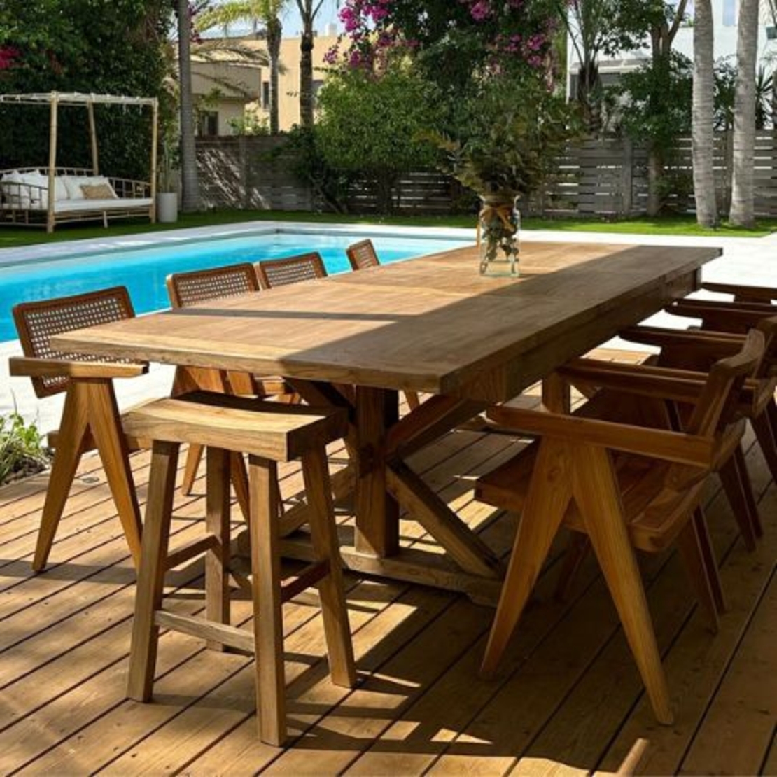 Malawi שולחן אוכל רגל איקס 220 ס