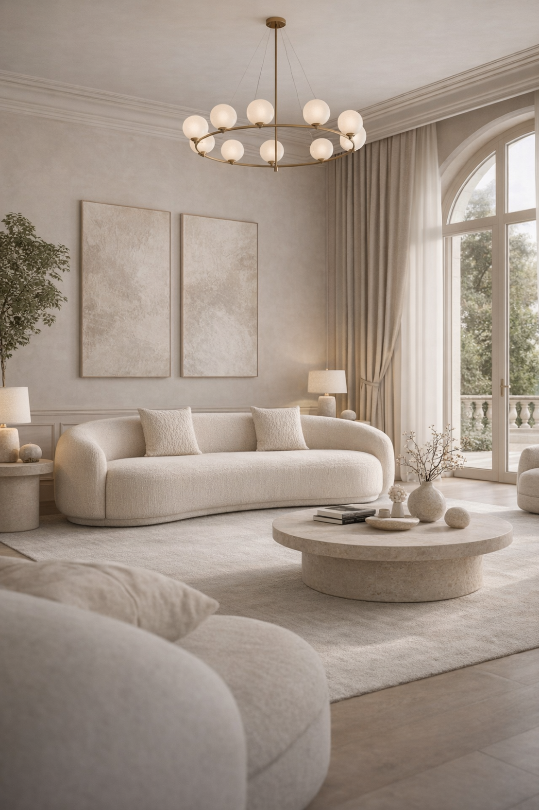 ספה 4 מושבים מעוצבת דגם לאופרד – בד ארוג יוקרתי