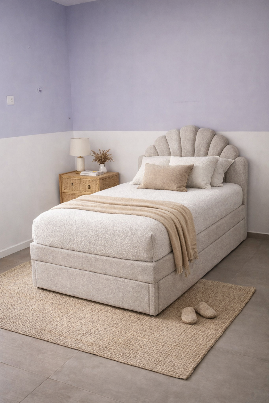 מיטה וחצי 120/190 עם ארגז מצעים – עיצוב, נוחות ואחסון חכם