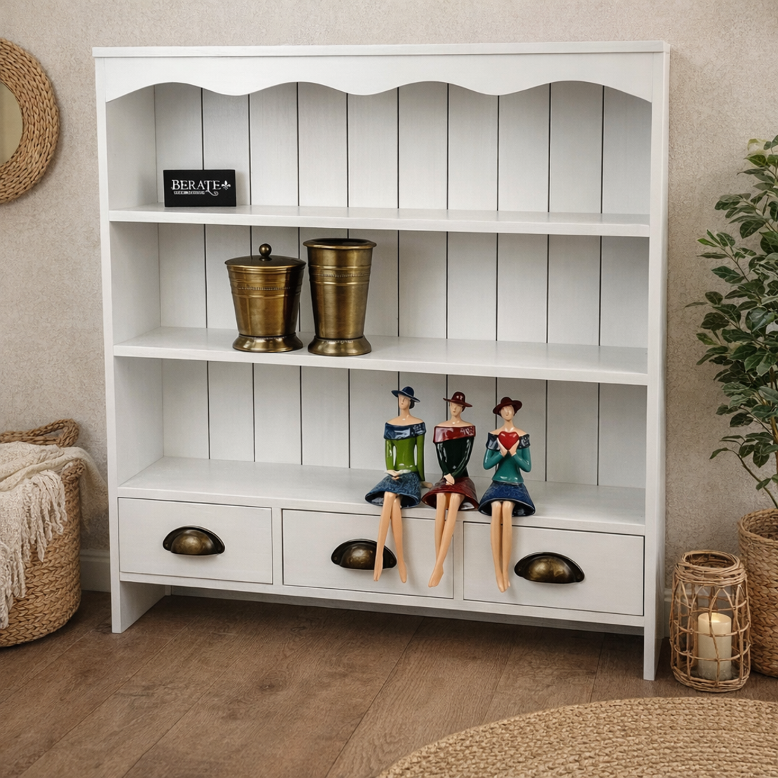 ארונית וינטג' לבן