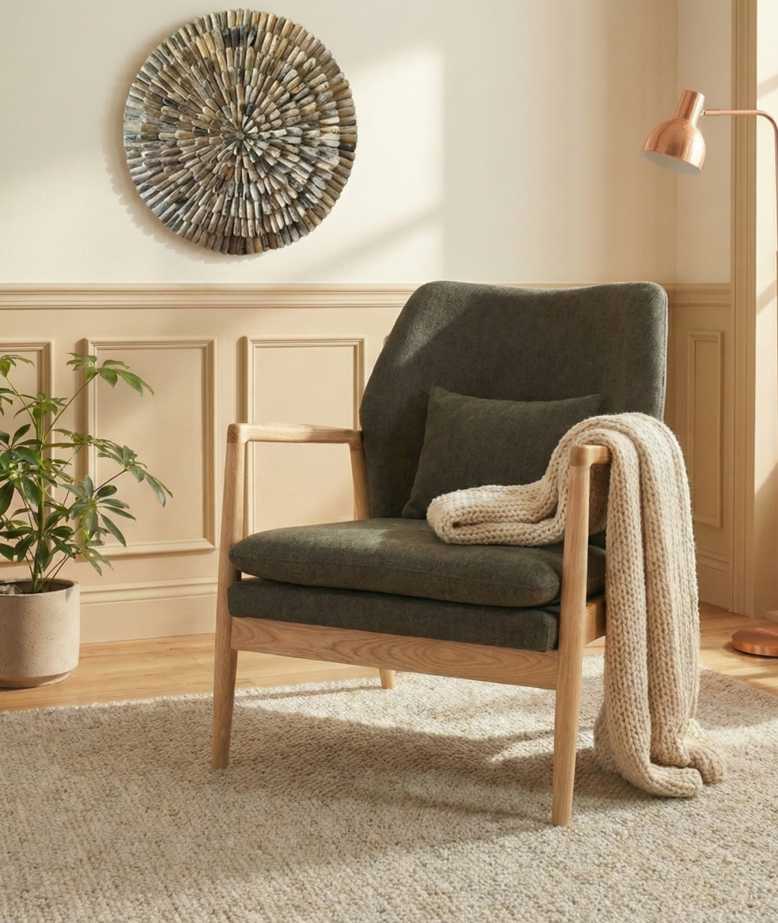 כורסא מרין ירוקה