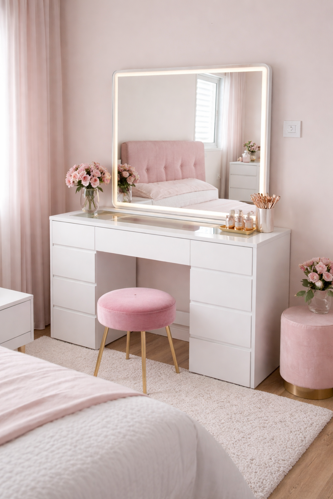 שידת איפור דגם לין