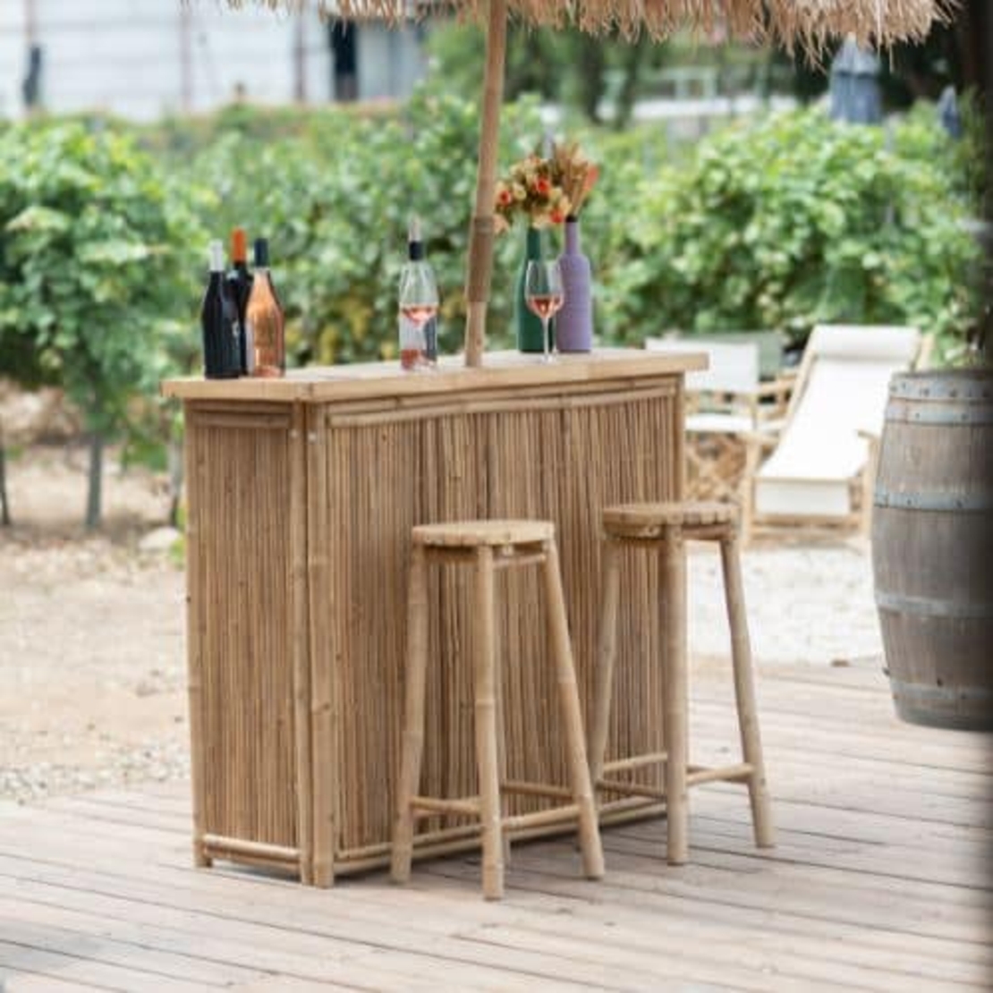Bamboo Bar בר דקורטיבי מבמבוק