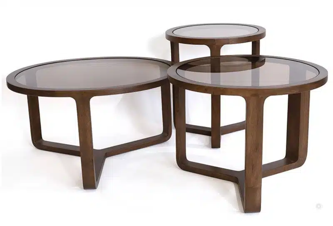 סט שולחנות סלון דגם 