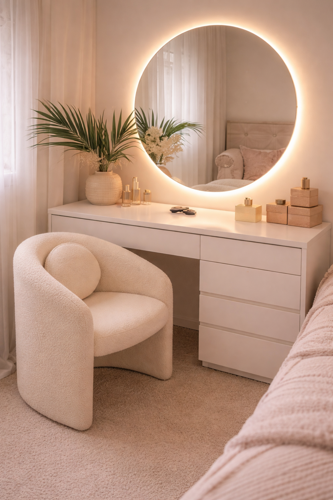 שידת איפור יוקרתית- דגם ליבל