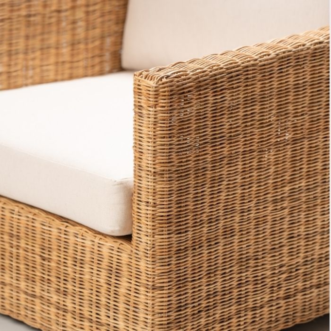 Paris כורסא מראטן טבעי