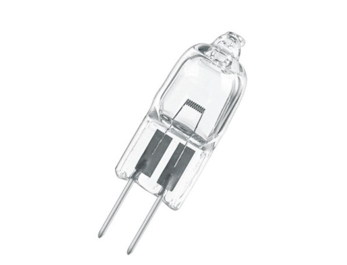 נורת הלוגן פינים - בסיס G4 מתח 10W 6V דגם 64225 OSRAM  