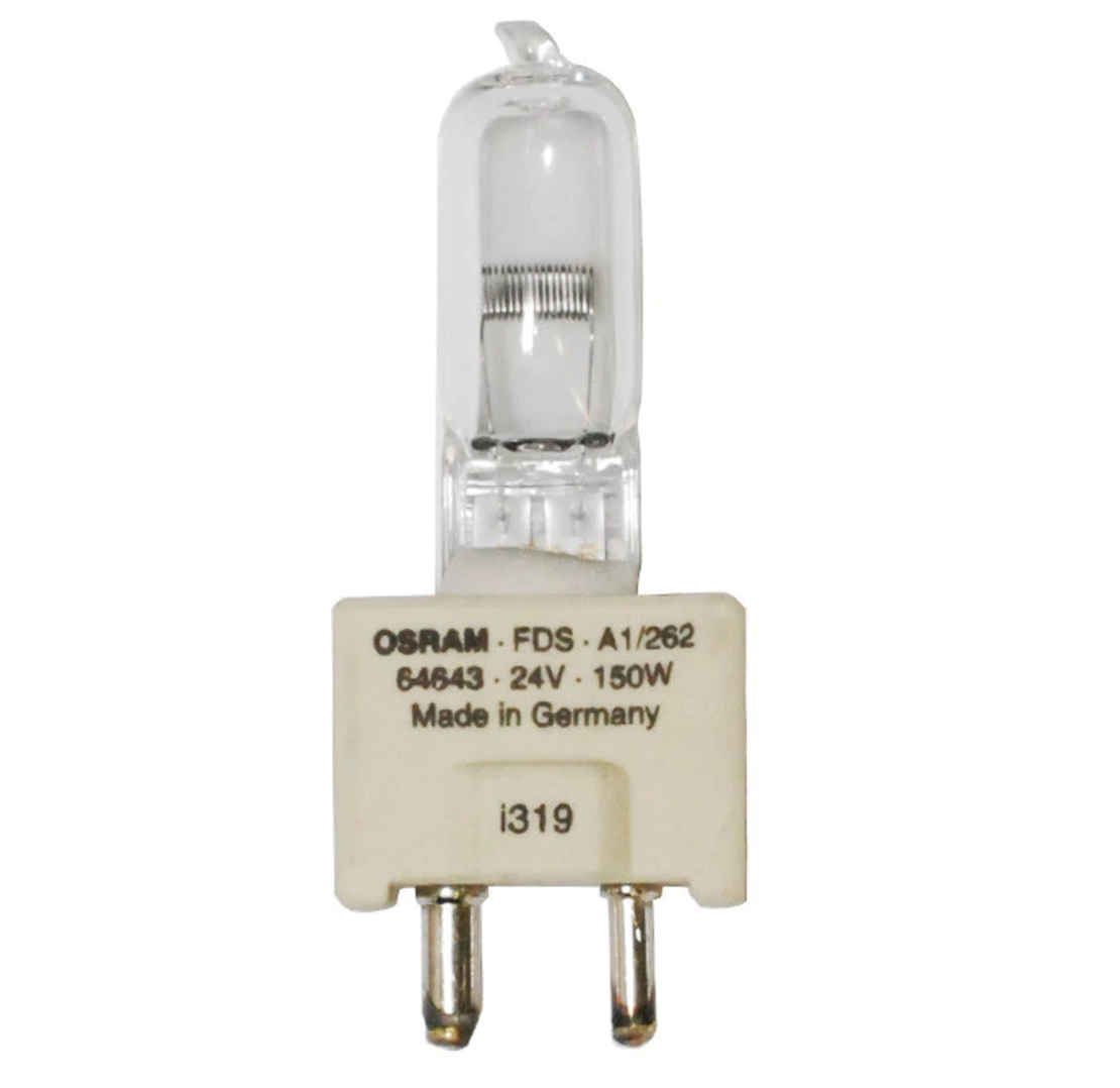 נורת הלוגן FDS חרסינה 150W 24V OSRAM