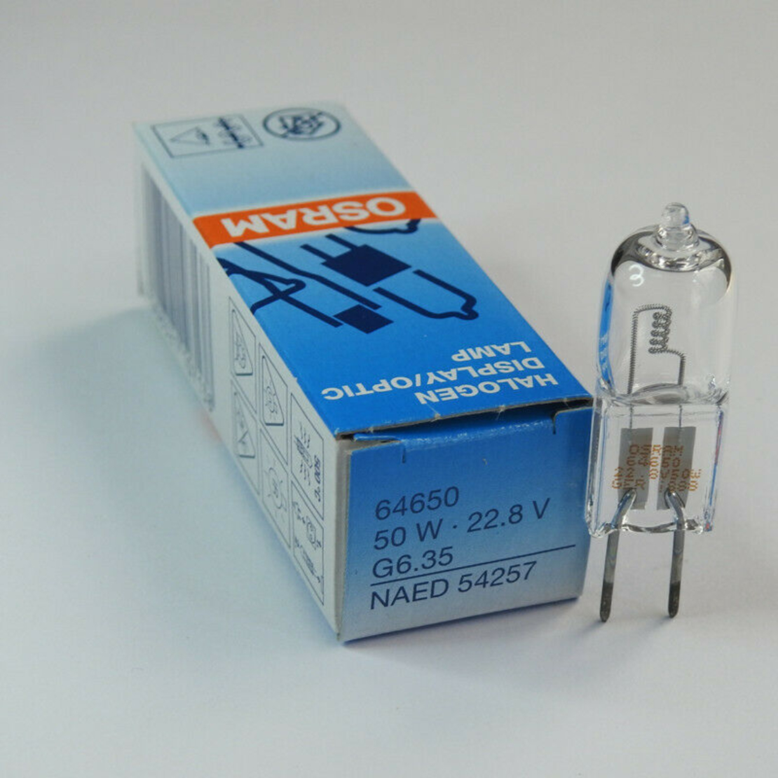 נורה הלוגן 64650 22.8V 50W OSRAM 